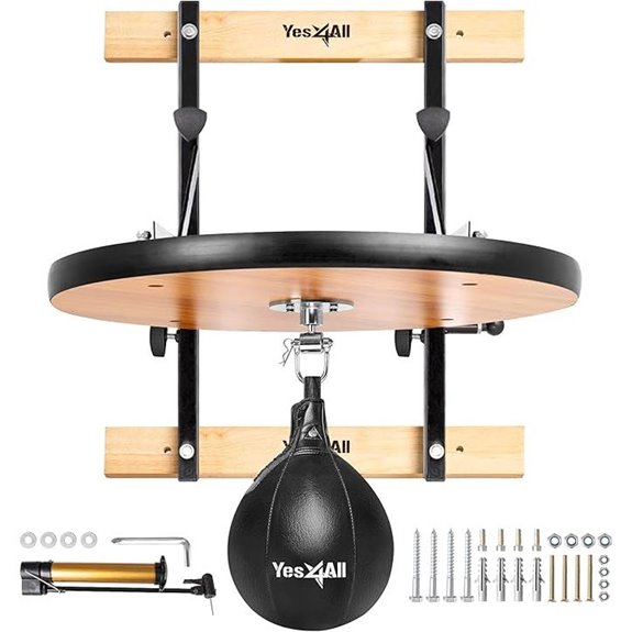 15 Best Speed Bag Kits for Boxing Enthusiasts: Top Picks and Reviews 9 Yes4All Adjustable Speed Bag Platform & Training Kit