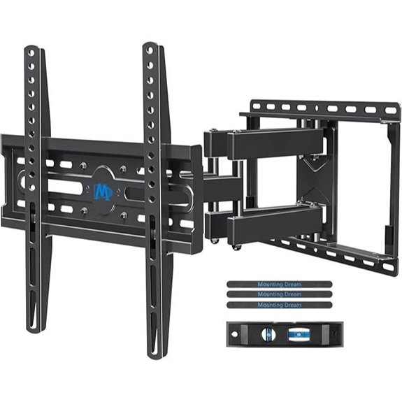 15 Best Full Motion TV Wall Mounts for Flexible Viewing in 2026 4 Mounting Dream TV Wall Mount for 32-65 Inch Televisions