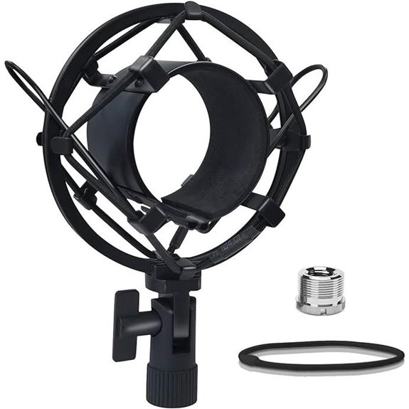 Universal Microphone Shock Mount with Adjustable Clamp