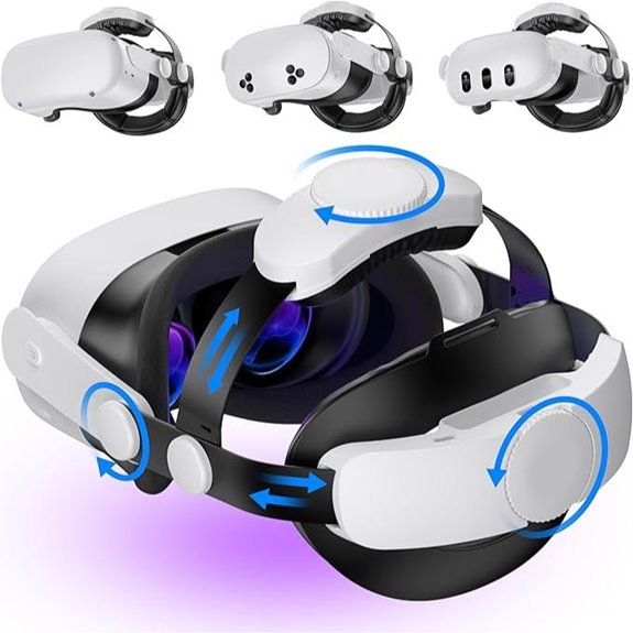 Kawaye Adjustable VR Head Strap for Quest 2/3