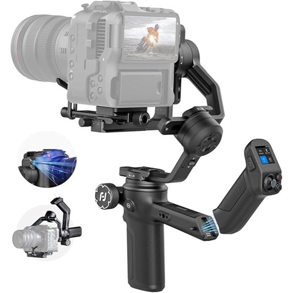 4 Best Gimbals for Cinema Cameras in 2026 6 FeiyuTech SCORP 3 Video Stabilizer with AI Tracking