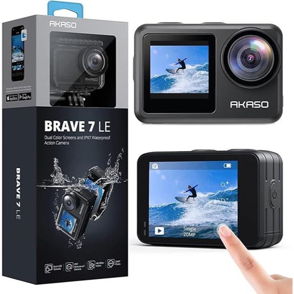 15 Best Action Cameras 4K for Adventure Enthusiasts in 2026 12 AKASO Brave 7 LE 4K Action Camera with Accessories