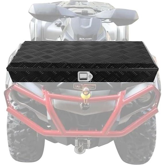 15 Best ATV Storage Boxes for 2026 That Keep Gear Safe 14 BLACKHORSE-RACING 35in Aluminum Storage Box for ATV/UTV