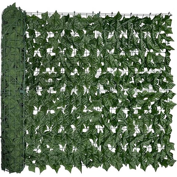 15 Best Privacy Screen Outdoor Solutions to Keep Your Space Private and Peaceful 17 Artificial Ivy Fence Screen for Indoor & Outdoor Use