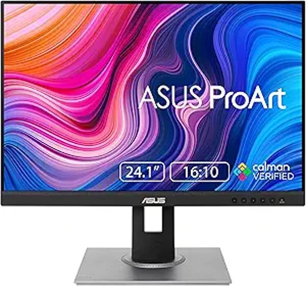 10 Best Video Editing Monitors for 2026 6 ASUS ProArt 24.1 WUXGA IPS Monitor Calman Verified
