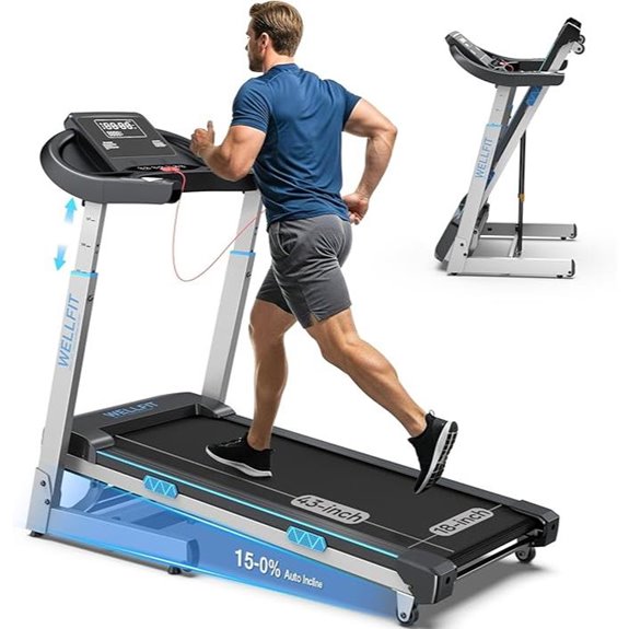 auto folding incline treadmill