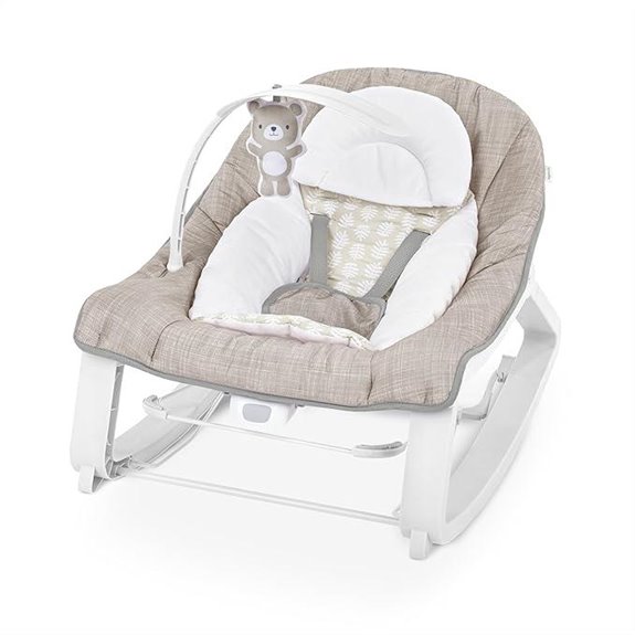 Ingenuity Keep Cozy Baby Bouncer & Rocker (Linden)