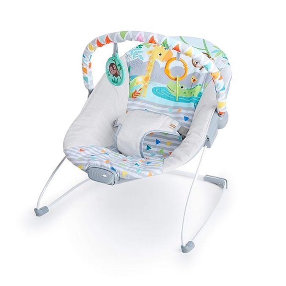 Bright Starts Baby Bouncer with Vibrations and Toy Bar