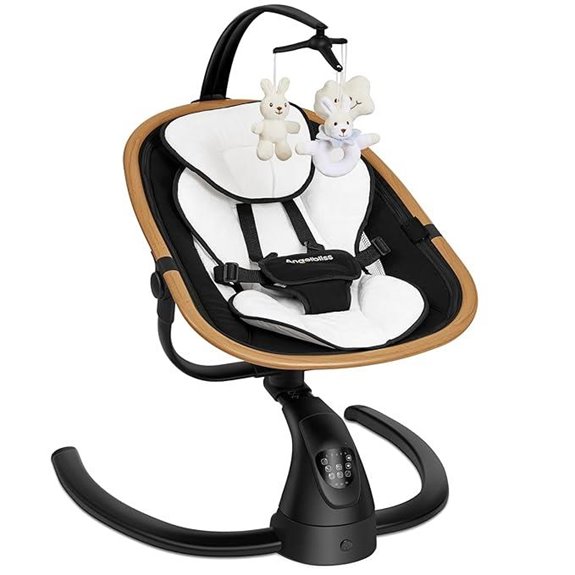 15 Best Smart Baby Swings That Keep Your Little One Entertained and Cozy 12 Angelbliss Baby Swing with Cry Detection and 5 Speeds