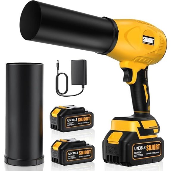 Cordless Leaf Blower with Battery Nozzle and Charger