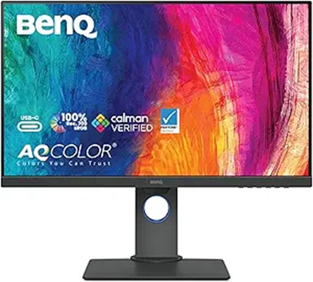 10 Best Video Editing Monitors for 2026 4 BenQ PD2705Q 27” QHD Monitor with USB-C