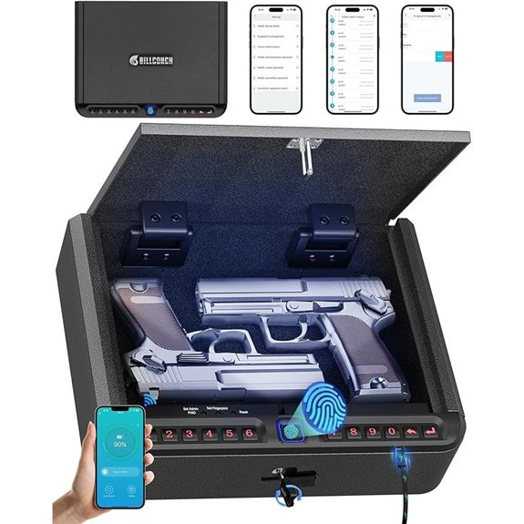 biometric quick access safe