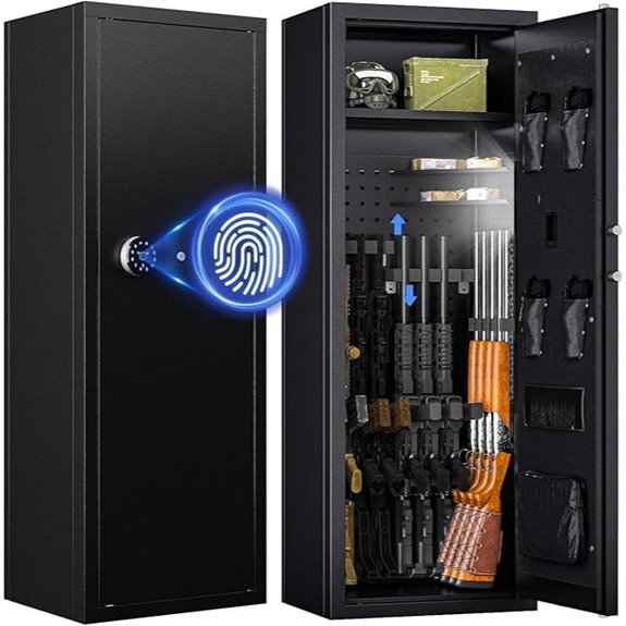 biometric rifle pistol safe