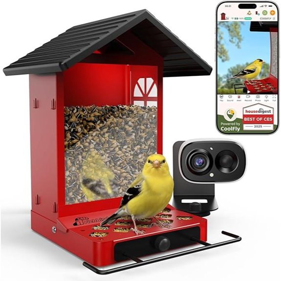 15 Best Premium Bird Feeders That Attract a Spectrum of Feathered Visitors 4 Smart Bird Feeder with Camera and Night Light
