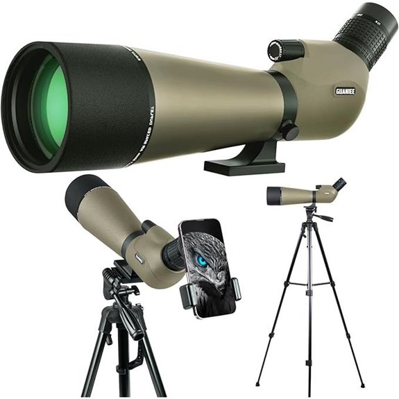 15 Best Premium Spotting Scopes for Sharp, High-Quality Viewing 8 Spotting Scope with Tripod for Bird Watching & Target Shooting