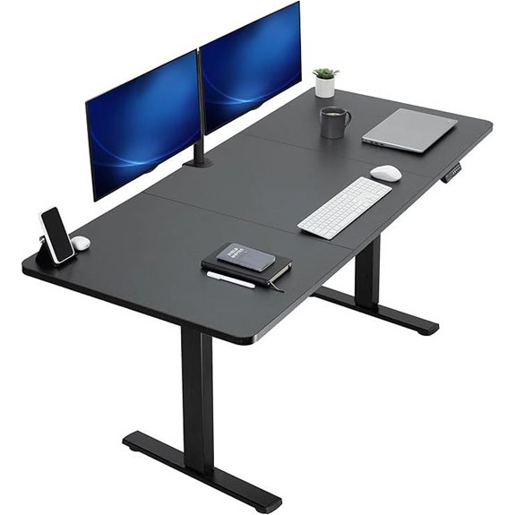 VIVO Electric Standing Desk 71x30 Adjustable Black