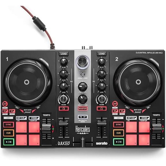 black hercules dj controller