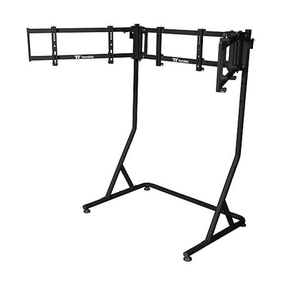 14 Best Triple Monitor Stands for Sim Racing in 2026 6 Thermaltake Triple Monitor Stand VESA Mount Black