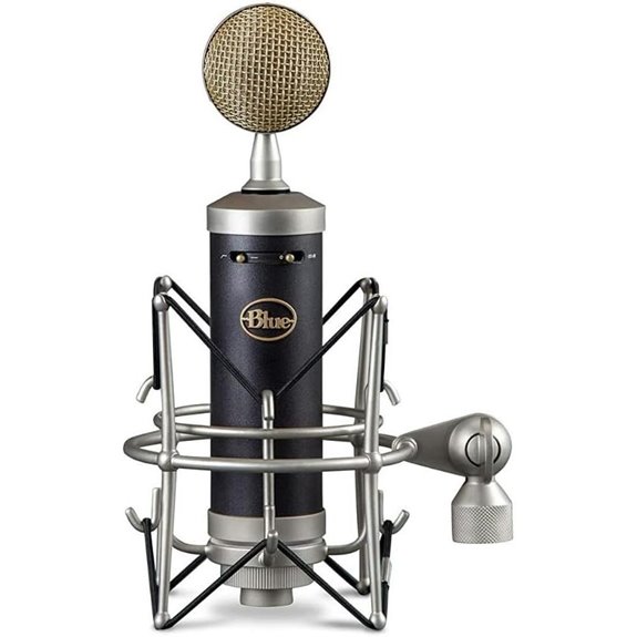 blue baby bottle microphone