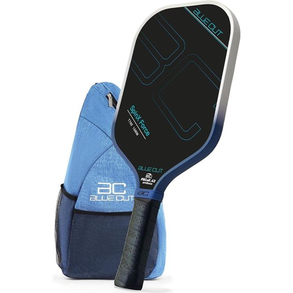 Blue Cut Pickleball Paddle with T700 Carbon Fiber