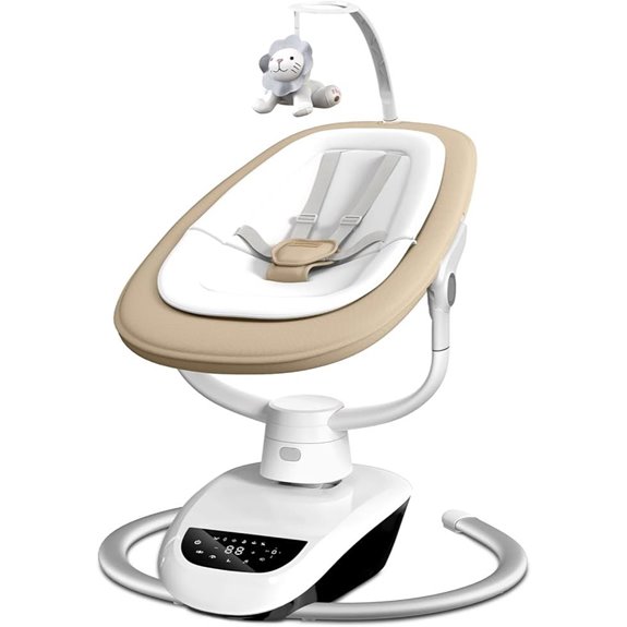 15 Best Smart Baby Swings That Keep Your Little One Entertained and Cozy 6 Angelbliss Baby Swing with 3D Motion & Bluetooth