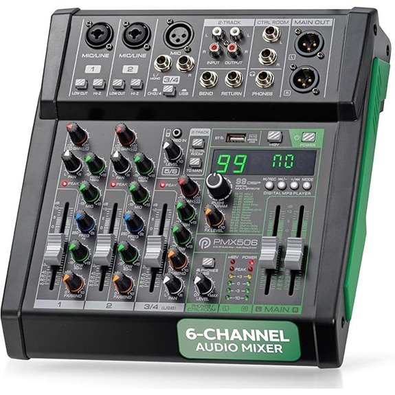 bluetooth audio mixer with effects