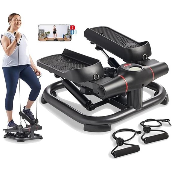 15 Best Premium Mini Steppers for Effective Home Workouts in 2026 8 Sunny Health & Fitness 2-in-1 Power Stepper with Bluetooth