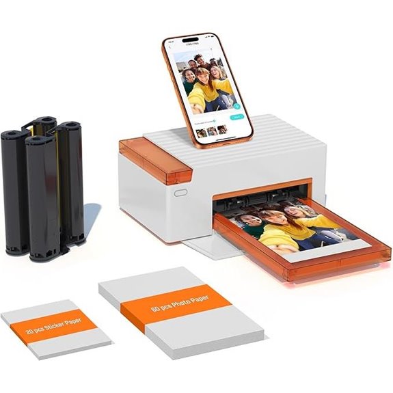 bluetooth photo printer set