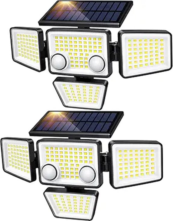 15 Best Patio Lighting Systems to Brighten Your Outdoor Space in 2026 16 Solar Outdoor Lights 3000LM 188 LED 2-Pack