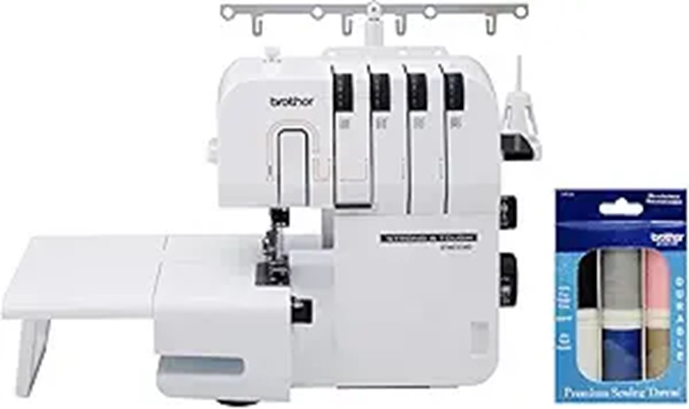 Brother ST4031HD Serger Machine with 6-Pack Thread