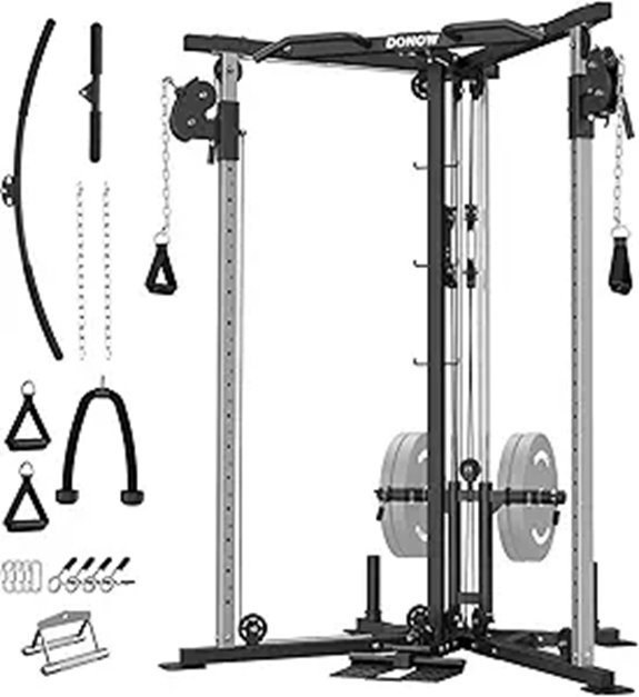 DONOW Cable Crossover & Lat Pulldown Machine