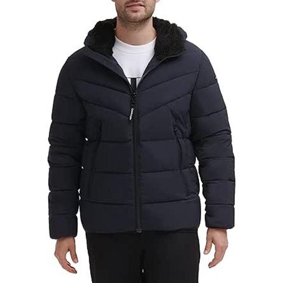 15 Best Premium Winter Coats That Combine Style and Warmth 5 Calvin Klein mens Heavyweight Short Puffer