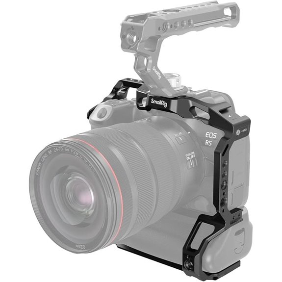 15 Best Camera Cages for Filmmaking in 2026 5 SmallRig Camera Cage for Canon R5/R6 with Battery Grip