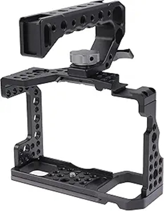 15 Best Camera Cages for Filmmaking in 2026 4 Hersmay A7III/A9 Camera Cage with Handle