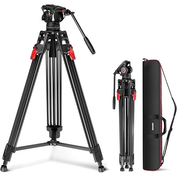 NEEWER 76 Tripod with Fluid Head for Cameras