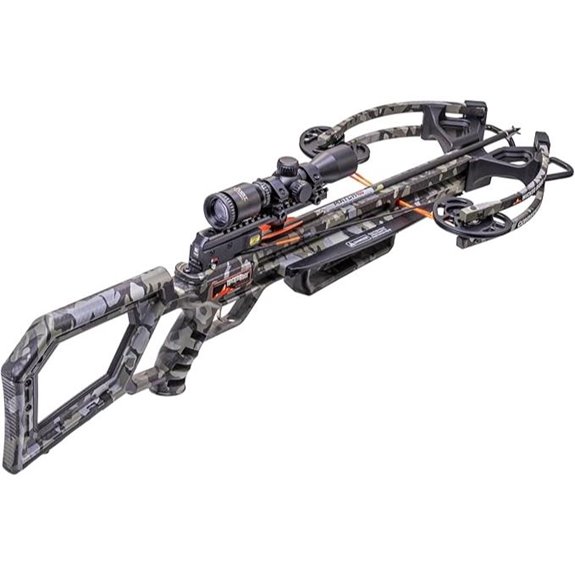 camo crossbow with scope