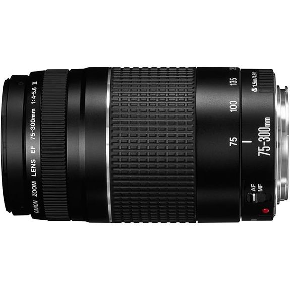 15 Best Premium Telephoto Lenses for Stunning Shots in 2026 13 Canon EF 75-300mm f/4-5.6 III Telephoto Zoom Lens (Black)