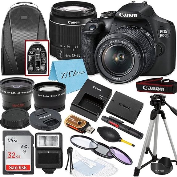 canon dslr camera bundle
