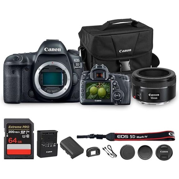 Canon EOS 5D Mark IV DSLR Camera with Lens Bundle