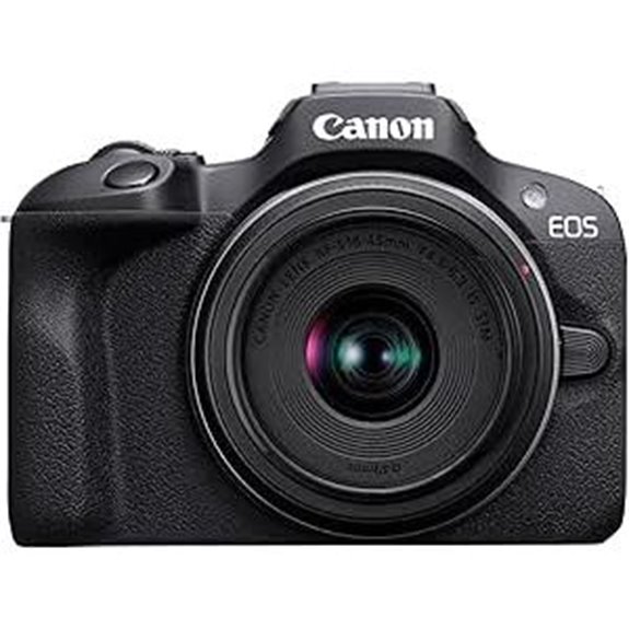 15 Best Premium APS-C Mirrorless Cameras of 2026 for Stunning Shots 6 Canon EOS R100 Mirrorless Camera with 24.1MP & Lenses