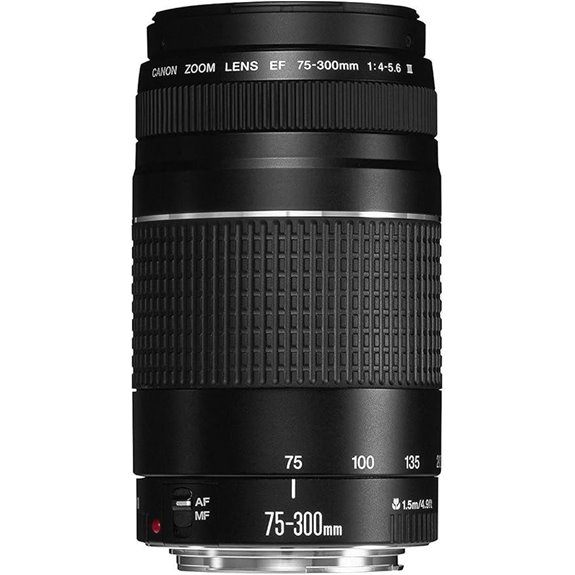 15 Best Premium Telephoto Lenses for Stunning Shots in 2026 4 Canon EF 75-300mm f/4-5.6 III Telephoto Zoom Lens for Canon SLR Cameras