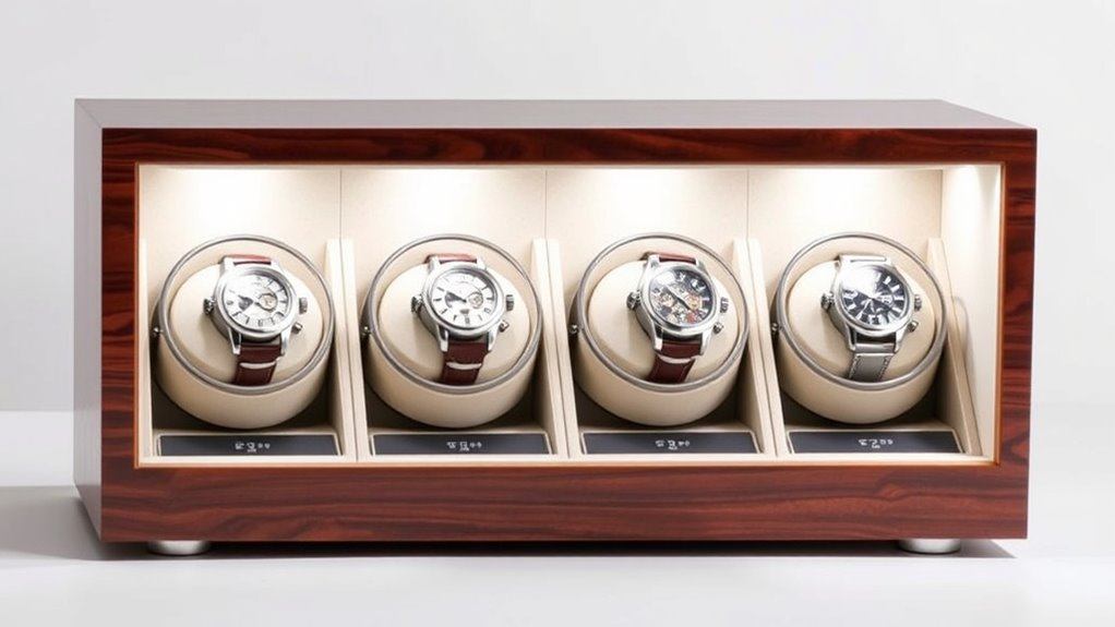 15 Best Watch Winders for Multiple Watches to Keep Your Collection Ticking Perfectly 33 capacity noise design power