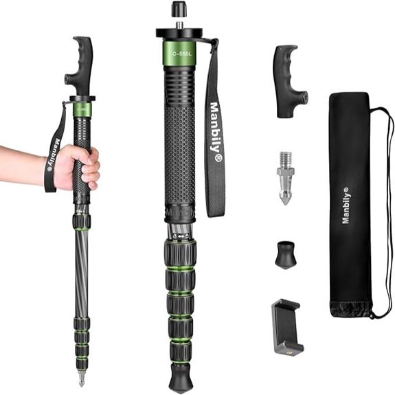 15 Best Monopod Carbon Fiber Options for Steady Shots in 2026 9 Manbily Carbon Fiber Monopod for DSLR Cameras