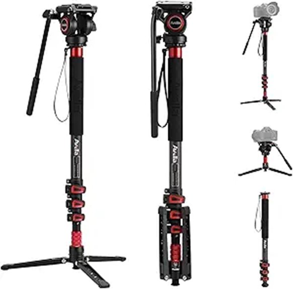 15 Best Monopod Carbon Fiber Options for Steady Shots in 2026 17 Avella Carbon Fiber Video Monopod Kit with Fluid Head