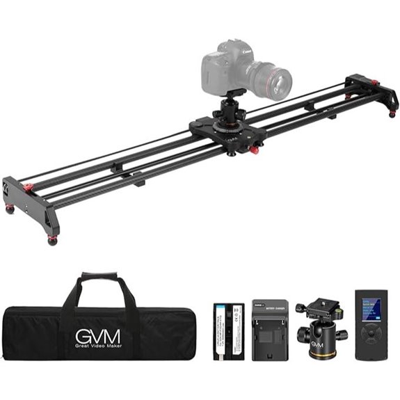 15 Best Motorized Video Sliders for 2026 Filmmakers 7 GVM 48 Carbon Fiber Motorized Camera Slider