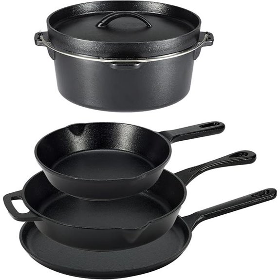 cast iron cookware set