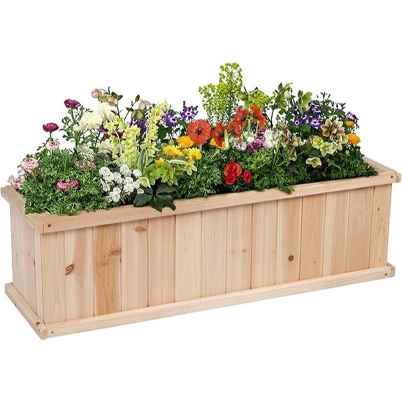 Shine Company Cedar Raised Garden Bed (40