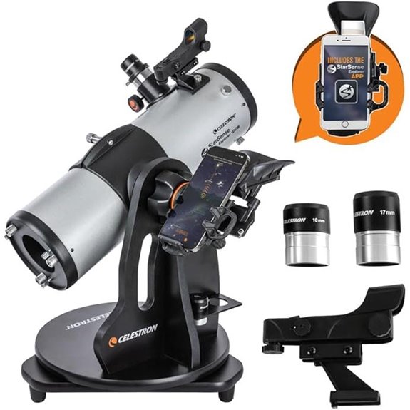 15 Best Computerized Telescopes for Stargazing in 2026, Reviewed and Rated 9 Celestron StarSense Explorer 114AZ Telescope with Smartphone Dock