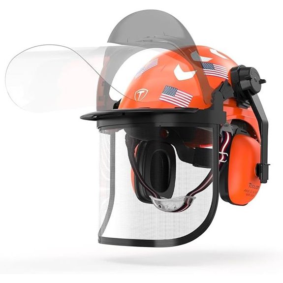 TOOLIOM Chainsaw Safety Helmet with Face Shield