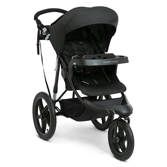 Delta Children Apollo Jogging Stroller with Canopy